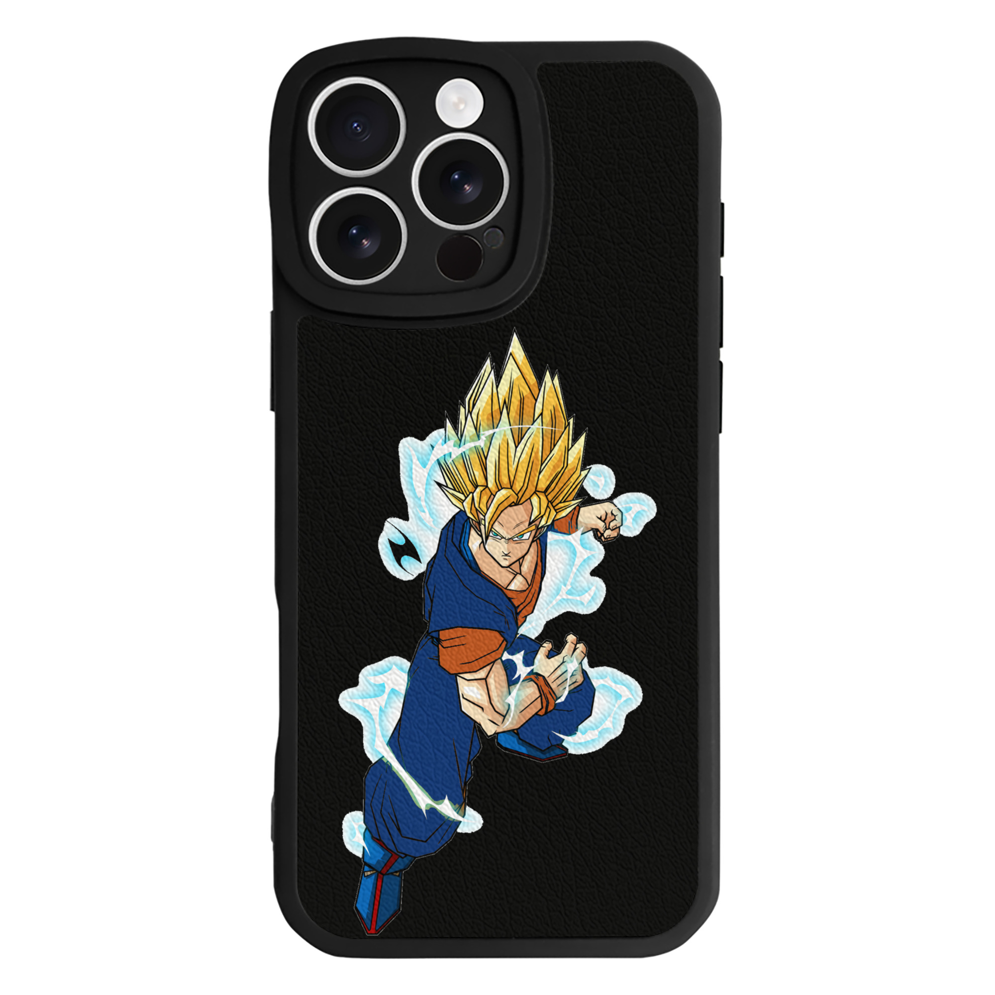 （画像用） ドラゴンボール 孫 悟飯（そんごはん）DRAGON BALL Son Gohan 【iPhone 16シリーズ対応】シリコンスマホケース（レザー調） 材質：シリコン